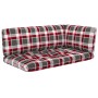 Two-seater pallet sofa with pine wood cushions impregnated. by , Garden sets - Ref: Foro24-3066685, Price: 194,99 €, Discount: %