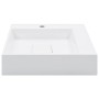 Lavabo 50x50x12,3 cm resina mineral/mármol blanco de vidaXL, Lavabos - Ref: Foro24-144071, Precio: 154,01 €, Descuento: %