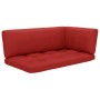 Two-seater pallet sofa with pine wood cushions impregnated. by , Garden sets - Ref: Foro24-3066679, Price: 213,52 €, Discount: %