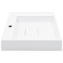 Lavabo 50x50x12,3 cm resina mineral/mármol blanco de vidaXL, Lavabos - Ref: Foro24-144071, Precio: 154,01 €, Descuento: %