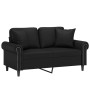 2-seater sofa with black synthetic leather cushions 120 cm by , Sofas - Ref: Foro24-3200925, Price: 255,72 €, Discount: %