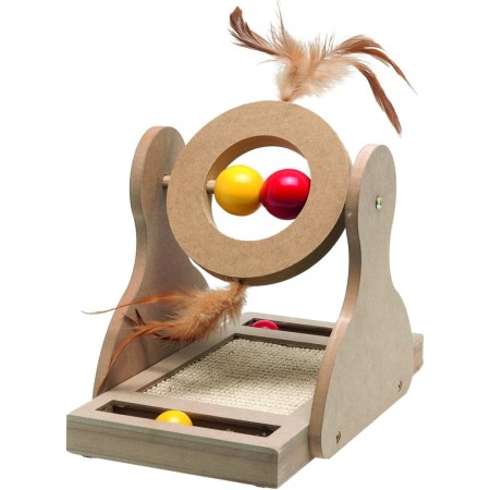 FLAMINGO Wooden cat scratcher turner by FLAMINGO, Cat Toys - Ref: Foro24-432006, Price: 28,75 €, Discount: %