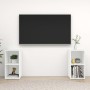 TV furniture 2 units engineered wood white 72x35x36.5 cm by , TV Furniture - Ref: Foro24-3079898, Price: 68,18 €, Discount: %