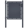 Puerta de jardín de acero gris antracita 100x100 cm de vidaXL, Puertas de jardín - Ref: Foro24-144518, Precio: 200,86 €, Desc...