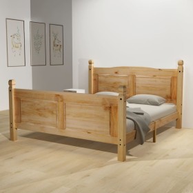 Corona Range bed frame Mexican pine 160x200 cm by , Beds and slatted bases - Ref: Foro24-243751, Price: 297,65 €, Discount: %