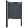 Puerta de jardín de acero gris antracita 100x100 cm de vidaXL, Puertas de jardín - Ref: Foro24-144518, Precio: 200,86 €, Desc...