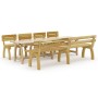 Garden dining set 6 pieces impregnated pine wood by , Garden sets - Ref: Foro24-3096608, Price: 790,90 €, Discount: %