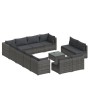 Garden furniture set, 13 pieces, with gray synthetic rattan cushions. by , Garden sets - Ref: Foro24-3102853, Price: 2,00 €, ...