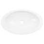 Lavabo 59,3x35,1x10,7 cm resina mineral/mármol blanco de vidaXL, Lavabos - Ref: Foro24-144069, Precio: 122,67 €, Descuento: %