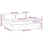 Box spring bed with pink velvet mattress 200x200 cm by , Beds and slatted bases - Ref: Foro24-3130924, Price: 543,05 €, Disco...