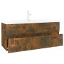 Bathroom furniture with smoked oak plywood sink by , bathroom vanities - Ref: Foro24-3152885, Price: 296,99 €, Discount: %