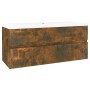 Bathroom furniture with smoked oak plywood sink by , bathroom vanities - Ref: Foro24-3152885, Price: 296,99 €, Discount: %