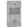 Tall plywood gray concrete sideboard by , Sideboards - Ref: Foro24-3185355, Price: 160,99 €, Discount: %