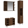 3-piece bathroom furniture set made of brown oak plywood by , Bathroom furniture - Ref: Foro24-3187608, Price: 208,33 €, Disc...