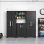 Keter Tall Tall Detroit hoher Stauschrank schwarz von , Schließfächer und Lagerschränke - Ref: Foro24-440917, Preis: 187,08 €...