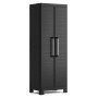 Keter Tall Detroit Black Storage Cabinet by , Lockers and storage cabinets - Ref: Foro24-440917, Price: 187,71 €, Discount: %