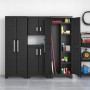 Keter Tall Detroit Black Storage Cabinet by , Lockers and storage cabinets - Ref: Foro24-440917, Price: 187,71 €, Discount: %