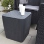 Keter Miami 5-piece balcony furniture set graphite 223815 by , Garden sets - Ref: Foro24-422798, Price: 210,96 €, Discount: %