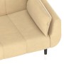 2-Sitzer-Schlafsofa mit zwei cremefarbenen Samtkissen von , Sofas - Ref: Foro24-337591, Preis: 289,47 €, Rabatt: %