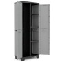 Keter Multi-purpose Stilo Storage Cabinet in gray and black 173 cm by , Lockers and storage cabinets - Ref: Foro24-434770, Pr...