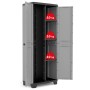 Keter Multi-purpose Stilo Storage Cabinet in gray and black 173 cm by , Lockers and storage cabinets - Ref: Foro24-434770, Pr...