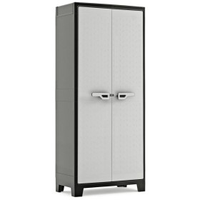 Keter Storage Cabinet with Titan black and gray shelves 182 cm by , Lockers and storage cabinets - Ref: Foro24-434758, Price:...