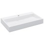 Sink 80x46x11 cm mineral resin/white marble by vidaXL, Sinks - Ref: Foro24-144065, Price: 163,02 €, Discount: %