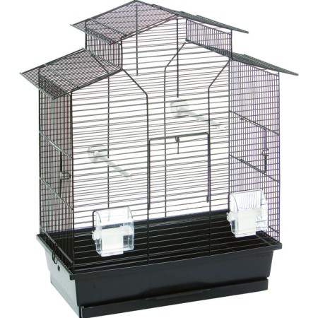 FLAMINGO Bird cage Numfor black 52x30x61 cm by FLAMINGO, Feet and bird cages - Ref: Foro24-432024, Price: 92,24 €, Discount: %