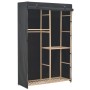 Grauer 3-stöckiger Kleiderschrank aus Stoff, 110 x 40 x 170 cm von vidaXL, Kleiderschränke - Ref: Foro24-248188, Preis: 100,9...