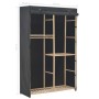 Grauer 3-stöckiger Kleiderschrank aus Stoff, 110 x 40 x 170 cm von vidaXL, Kleiderschränke - Ref: Foro24-248188, Preis: 100,9...