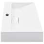 Lavabo 50x38x13 cm resina mineral/mármol blanco de vidaXL, Lavabos - Ref: Foro24-144063, Precio: 106,27 €, Descuento: %