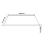 Quadratische Tischplatte aus gehärtetem Glas 700x700 mm von , Tischplatten - Ref: Foro24-244619, Preis: 57,61 €, Rabatt: %