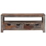 Mesa de centro madera maciza de sheesham gris 100x50x40 cm de , Mesas de centro - Ref: Foro24-247981, Precio: 239,60 €, Descu...