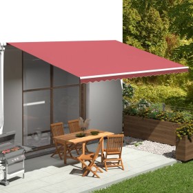 Tela de repuesto para toldo rojo burdeos 5x3,5 m de , Toldos - Ref: Foro24-311972, Precio: 76,99 €, Descuento: %