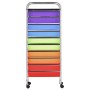 Portable storage cart XXL with 15 plastic drawers in multiple colors. by , Cargo forklifts - Ref: Foro24-320410, Price: 111,4...