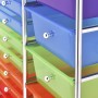 Portable storage cart XXL with 15 plastic drawers in multiple colors. by , Cargo forklifts - Ref: Foro24-320410, Price: 111,4...