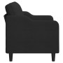 Black fabric 2-seater sofa, 120 cm by , Sofas - Ref: Foro24-359355, Price: 237,06 €, Discount: %