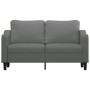 Dark gray 2-seater fabric sofa, 140 cm by , Sofas - Ref: Foro24-359360, Price: 230,67 €, Discount: %