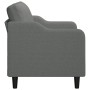 Dark gray 2-seater fabric sofa, 140 cm by , Sofas - Ref: Foro24-359360, Price: 230,67 €, Discount: %