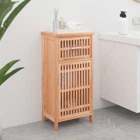 Mueble de baño madera maciza de nogal 42x29x82 cm de , Tocadores de baño - Ref: Foro24-350354, Precio: 84,07 €, Descuento: %