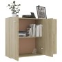 Sonoma oak plywood sideboard 105x30x75 cm by , Sideboards - Ref: Foro24-800696, Price: 135,92 €, Discount: %