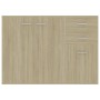 Sonoma oak plywood sideboard 105x30x75 cm by , Sideboards - Ref: Foro24-800696, Price: 135,92 €, Discount: %