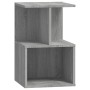 Bedside table made of gray Sonoma plywood 35x35x55 cm by , Nightstands - Ref: Foro24-815185, Price: 37,79 €, Discount: %