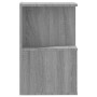 Bedside table made of gray Sonoma plywood 35x35x55 cm by , Nightstands - Ref: Foro24-815185, Price: 37,79 €, Discount: %