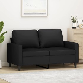 2-seater black velvet sofa, 120 cm by , Sofas - Ref: Foro24-359194, Price: 227,41 €, Discount: %