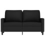 Sofá de 2 plazas terciopelo negro 120 cm de , Sofás - Ref: Foro24-359194, Precio: 226,99 €, Descuento: %