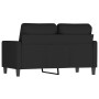 Sofá de 2 plazas terciopelo negro 120 cm de , Sofás - Ref: Foro24-359194, Precio: 228,67 €, Descuento: %