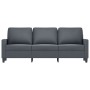 Dark gray velvet 3-seater sofa, 180 cm by , Sofas - Ref: Foro24-359210, Price: 300,99 €, Discount: %