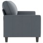 Dark gray velvet 3-seater sofa, 180 cm by , Sofas - Ref: Foro24-359210, Price: 300,99 €, Discount: %