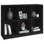 Solid black pine wood shelf 104x33x76 cm by , Bookcases and shelves - Ref: Foro24-809970, Price: 114,42 €, Discount: %